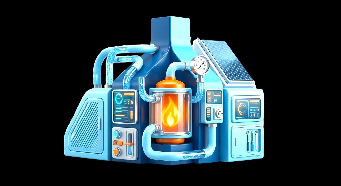 Projeto de aquecimento para residências e empresas da W THERM